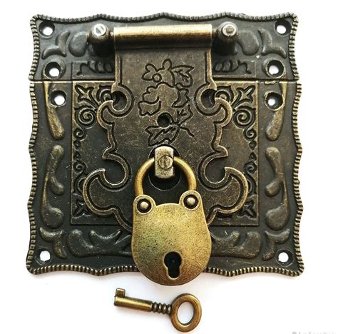 antique metal lock box|antique chest locks and latches.